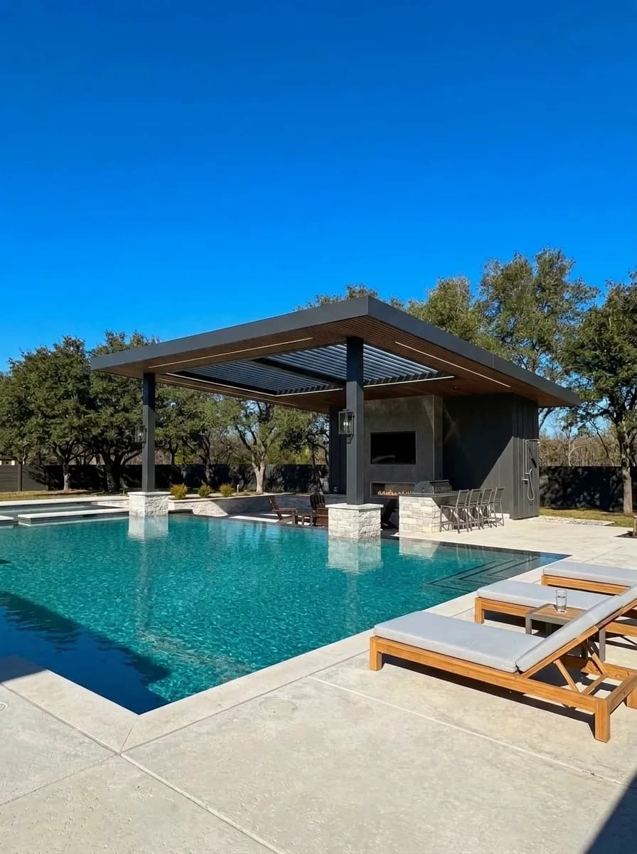 Ace Outdoor Solutions custom pool project